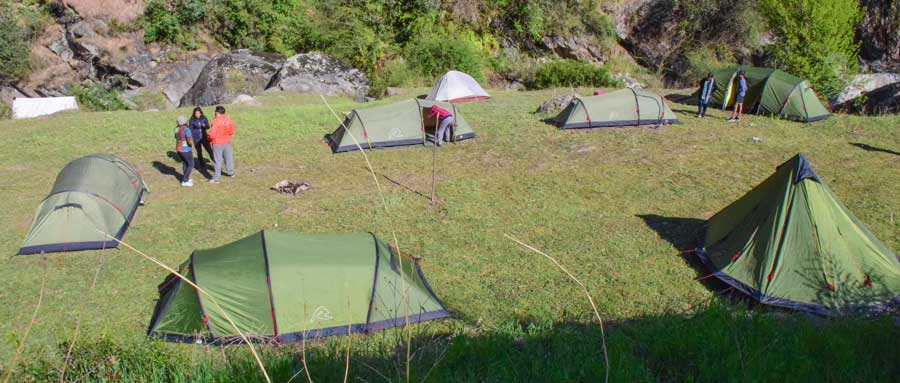 Camping Equipment of Himalayan Ecotourism in Great Himalayan National Park