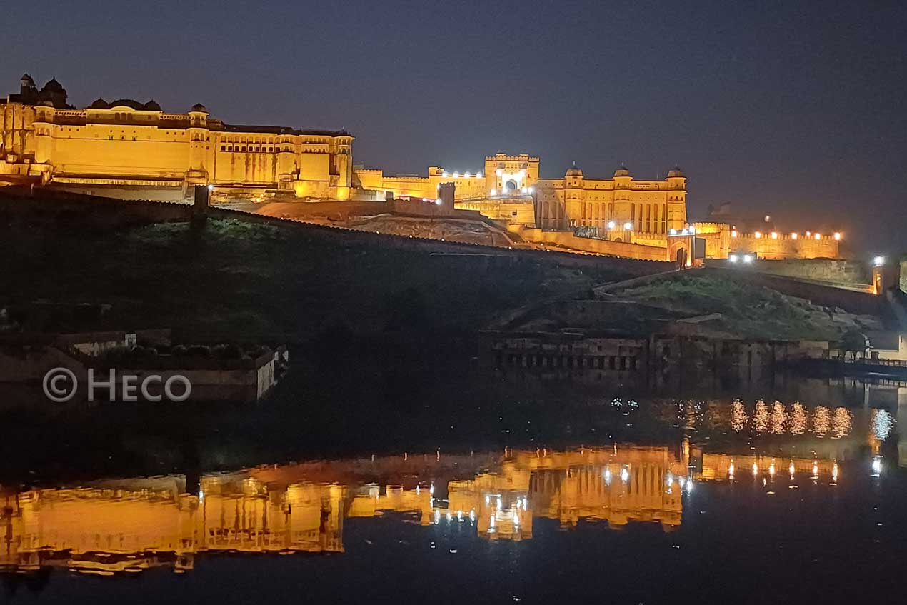 Amer Fort Jaipur, night view