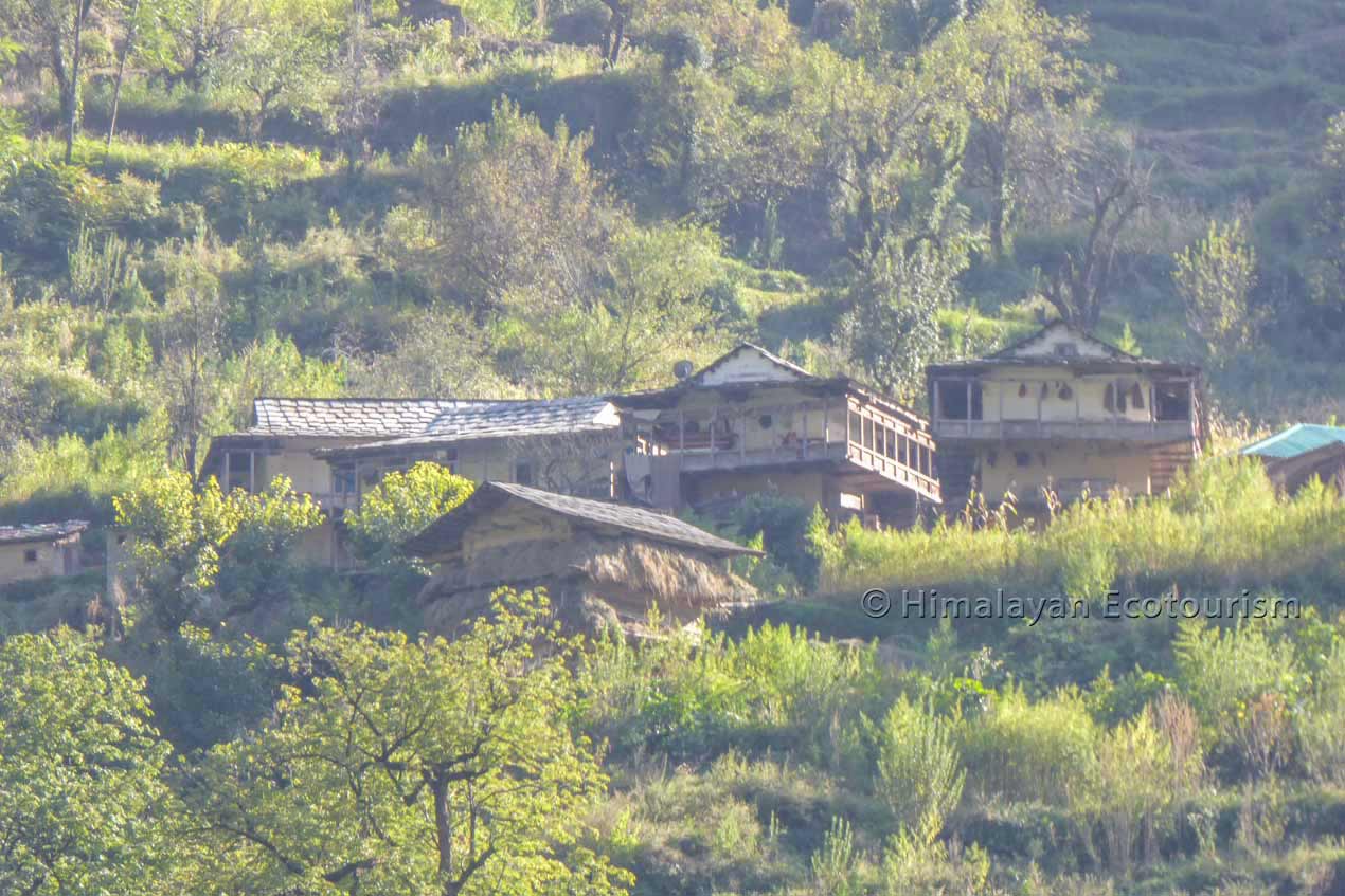 Villages in the Tirthan valley