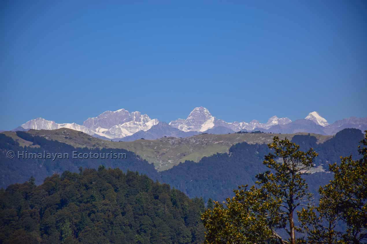 The Great Himalayan National Park as seen from Jalori pass