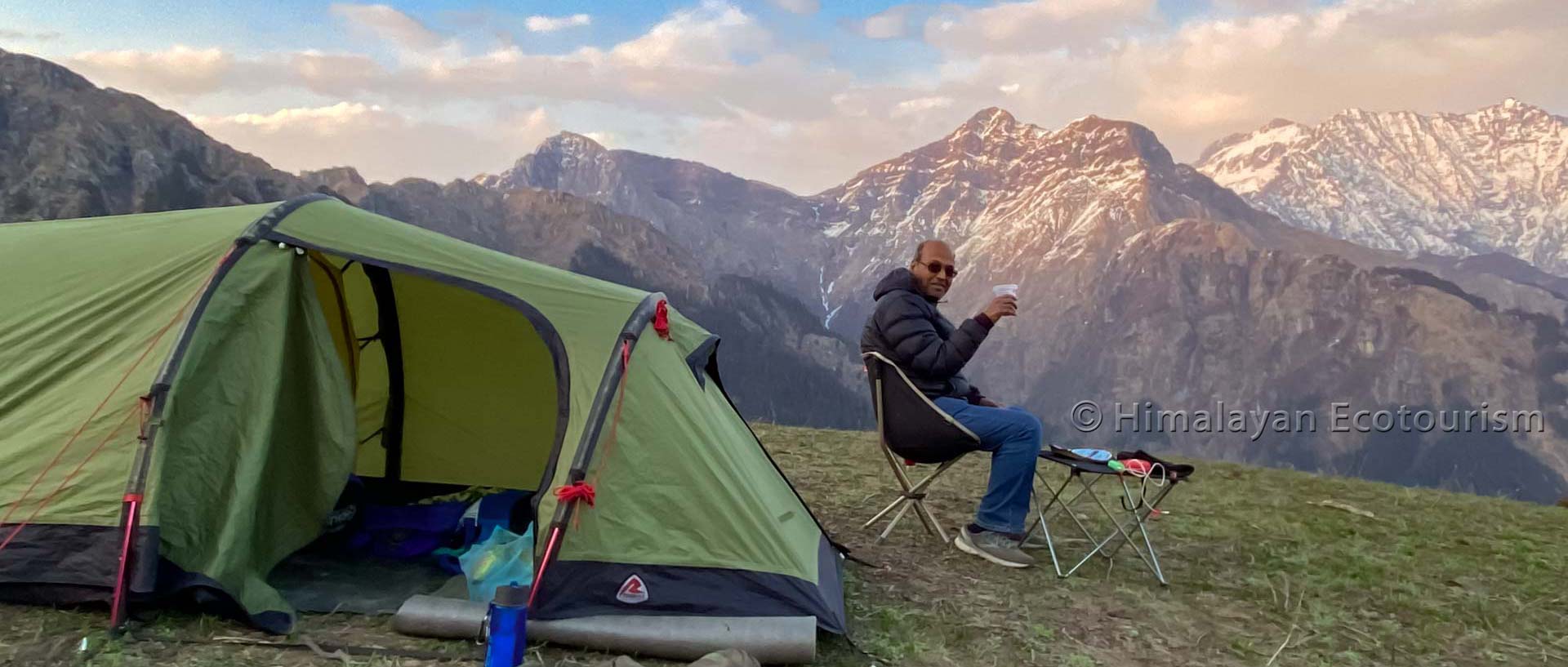 Camping at the Marahni campsite - Great Himalayan National Park