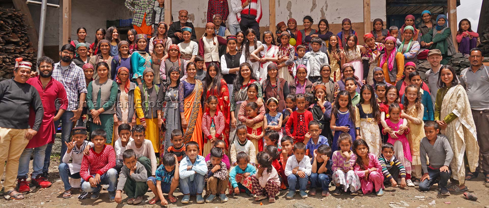 Fête annuelle dans une école locale, Bihar