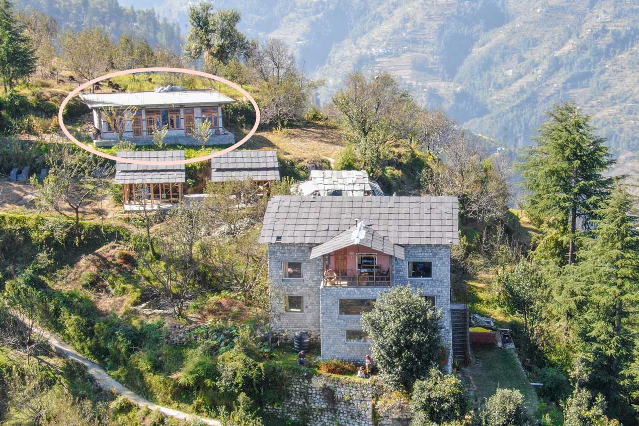 Lieu d'hébergement du Himalayan Ecotourism pour le stage
