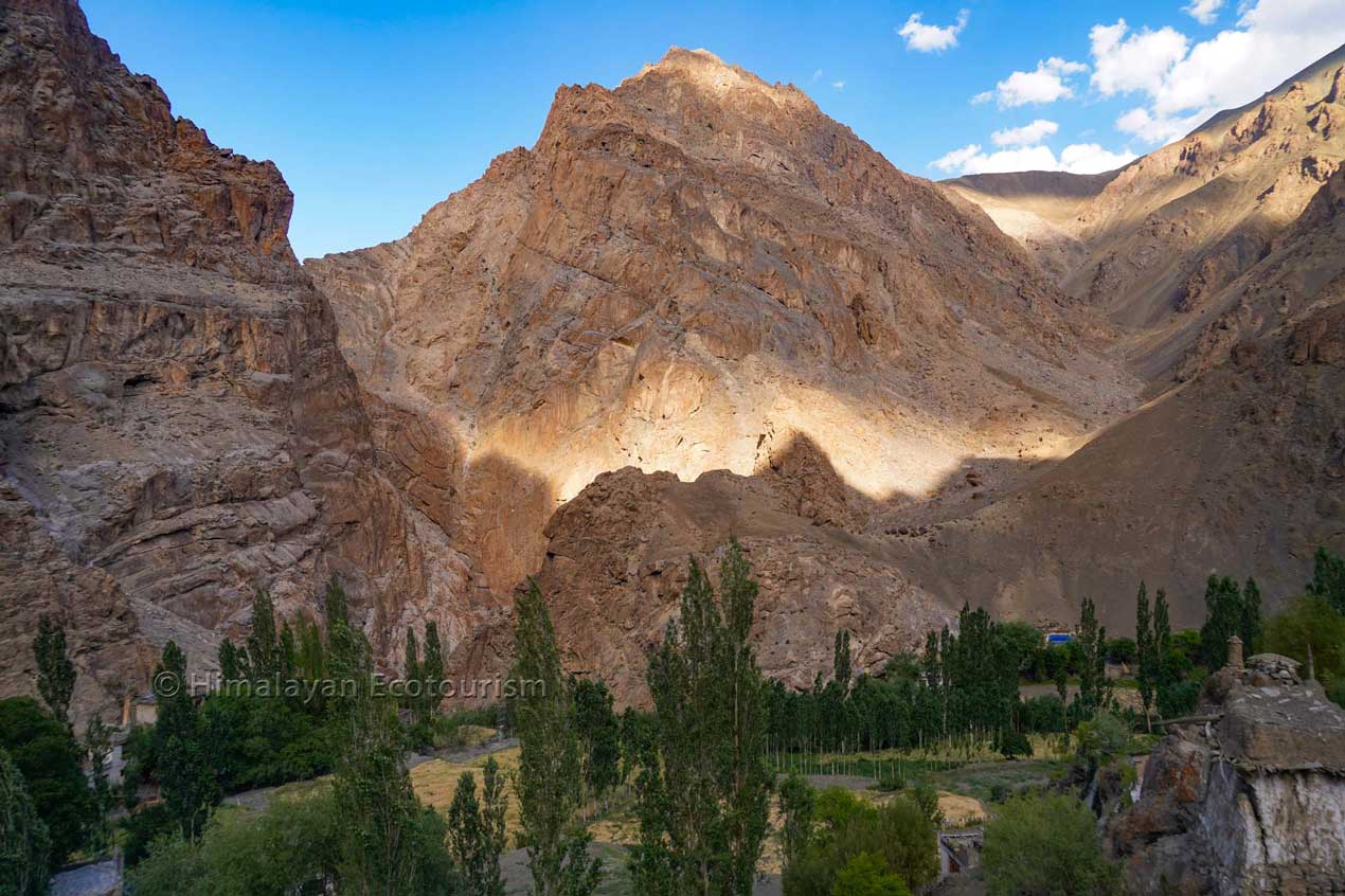 Vue du village de Tar, Ladakh