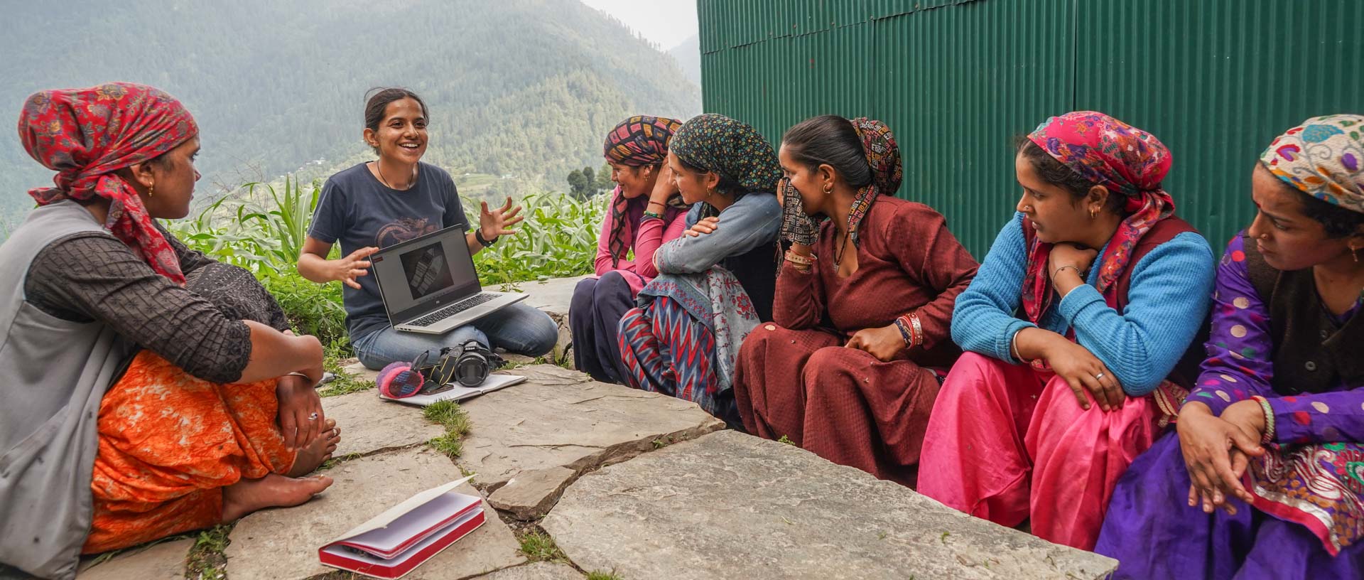 Discussion about product development in the Tirthan Valley