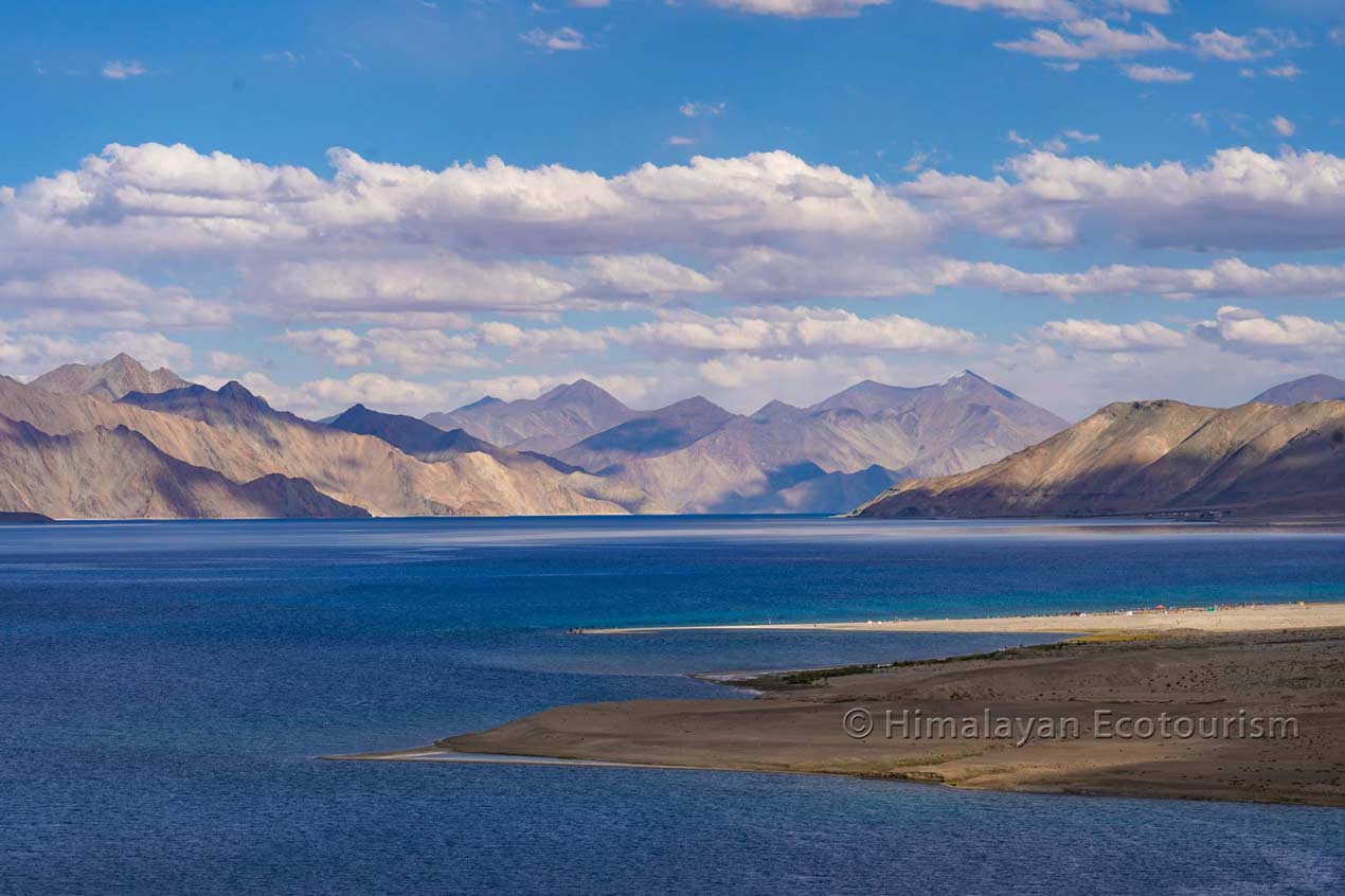 Pangong Tso, Ladakh - heure du coucher du soleil