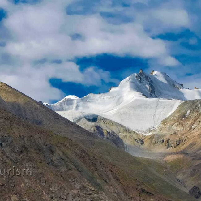 Phyang to Hunder trek, Nubra - view from the Lasermo La