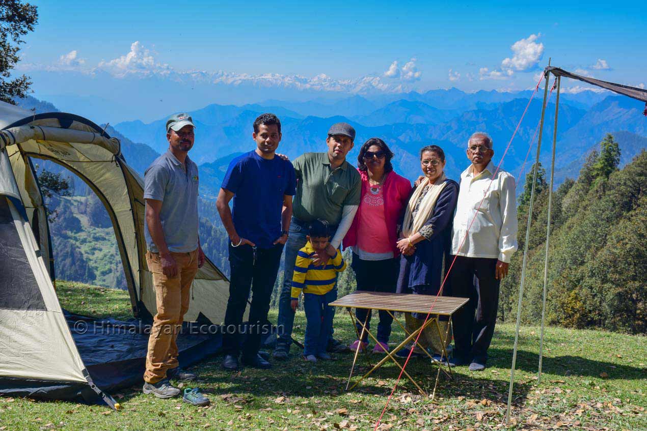 Easy camping for kids and elders in the Tirthan Valley