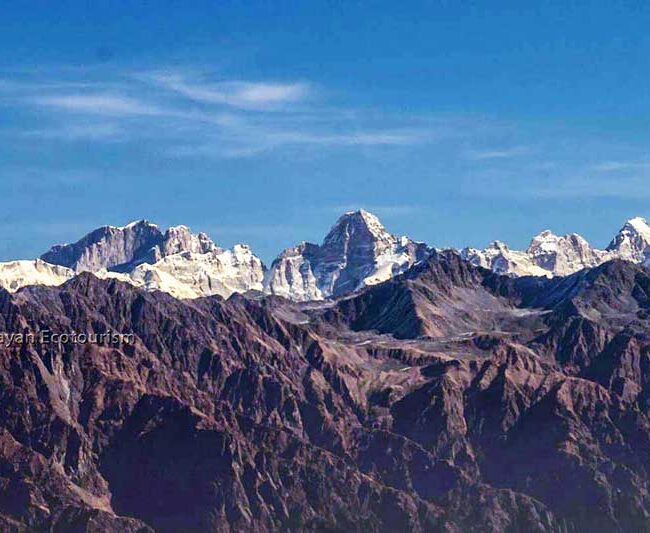 view from Lambri trek in Himachal Pradesh