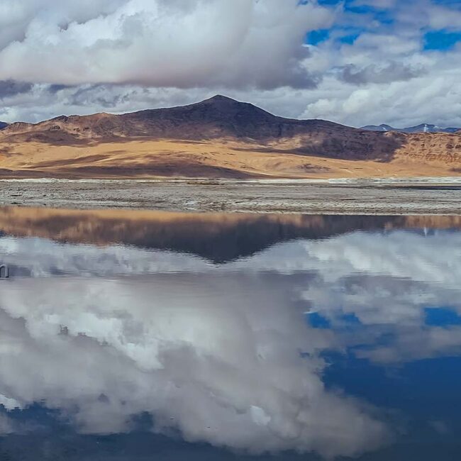 Tso Kar lake in Ladakh